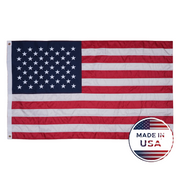 Made in USA Heavy-Duty Embroidered American Flag