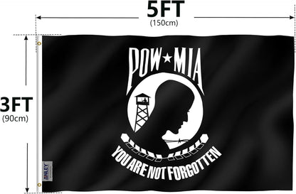 POW MIA Flag– 3x5 Ft Polyester All-Weather Flag