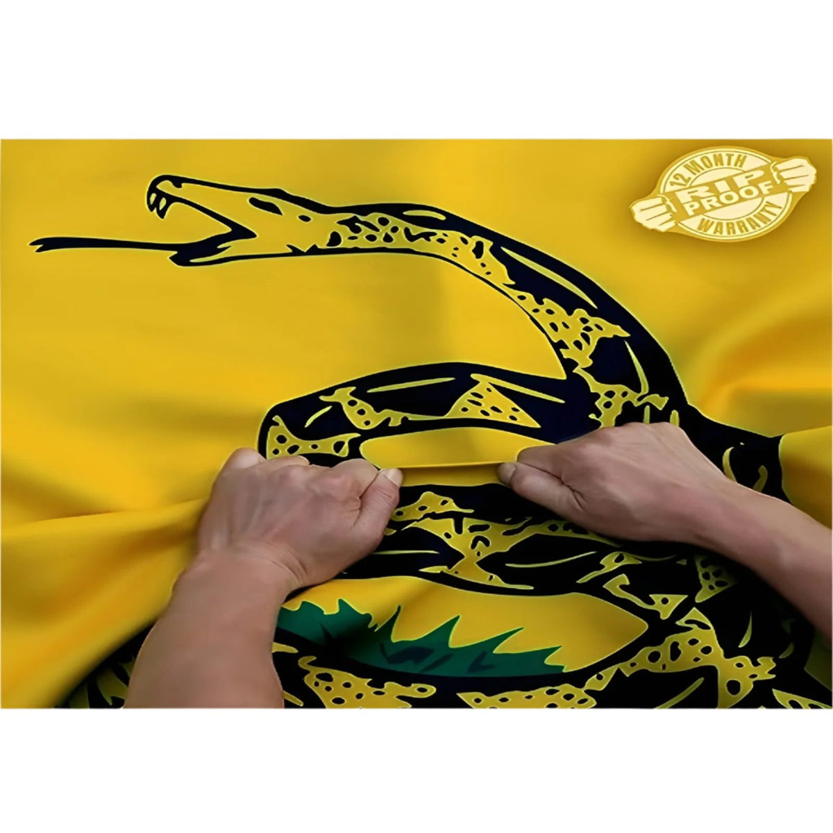 Rip-Proof Technology Double Sided 3-Ply Don't Tread On Me Flag 3x5 Foot