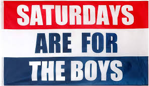 Saturdays are for the Boys Flag – 3x5 ft (Premium Polyester)