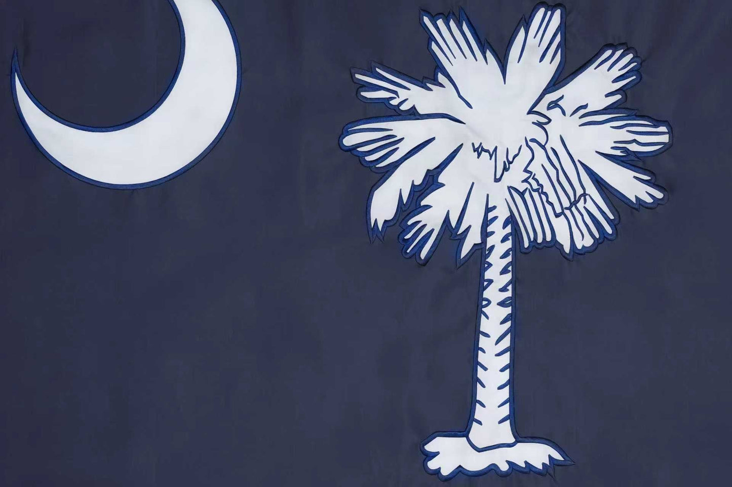 South Carolina State Flag Made in USA – Embroidered Flag