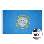 South Dakota State Flag Made in USA – Embroidered Flag