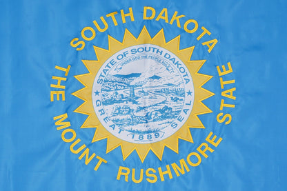 South Dakota State Flag Made in USA – Embroidered Flag