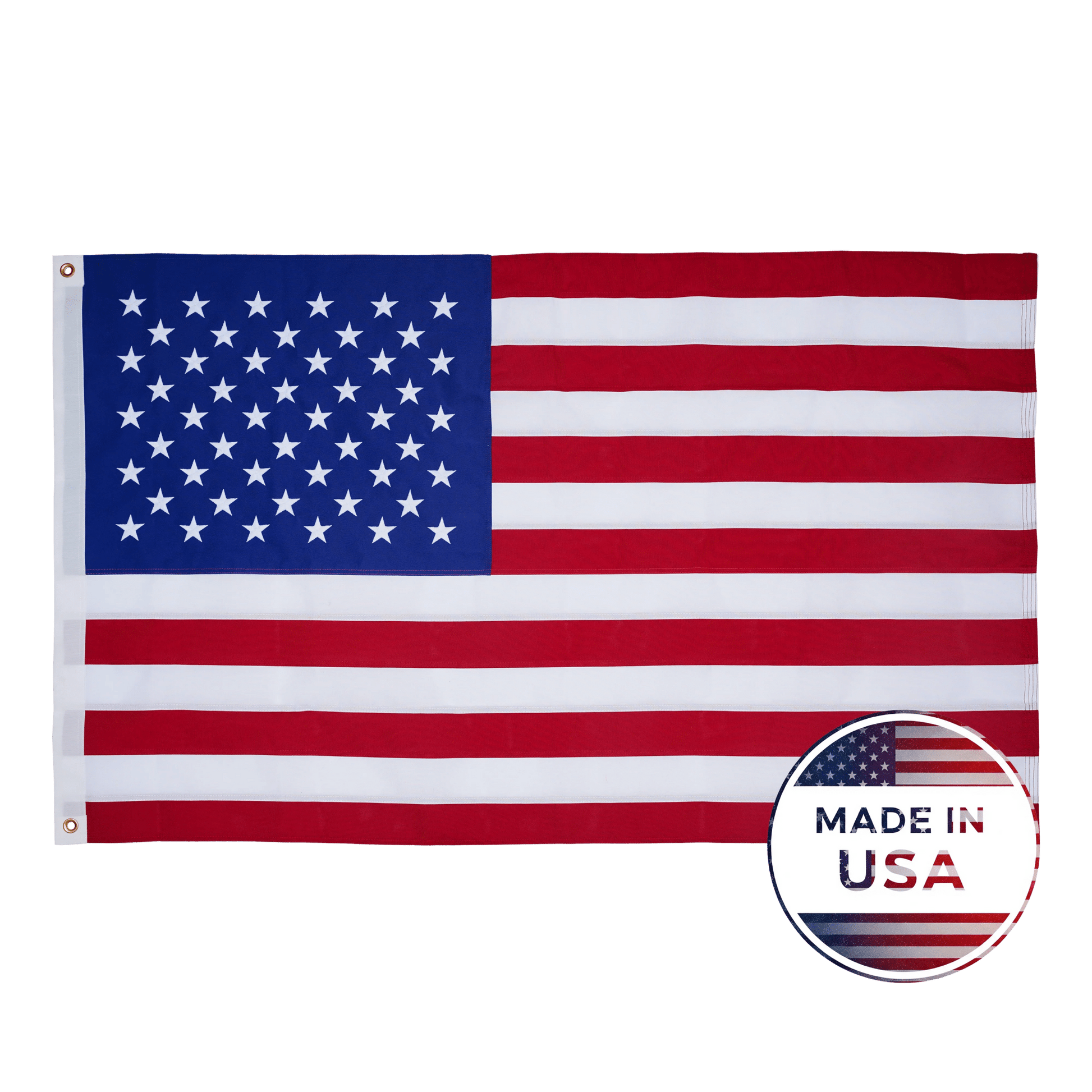 2-ply spun polyester American flag made in USA