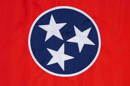 Tennessee State Flag Made in USA – Embroidered Outdoor Flag