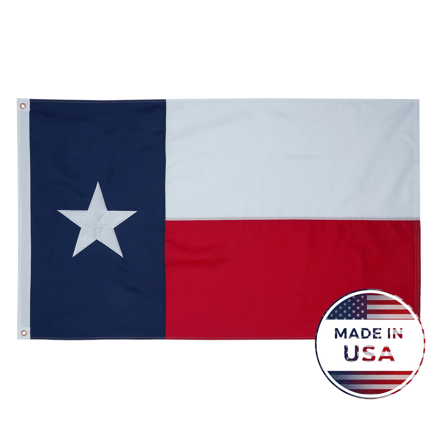 Texas State Flag Made in USA | Embroidered Outdoor Flag