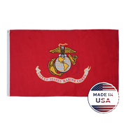 U.S. Marine Corps Flag Made in USA – Double-Sided Military Flag