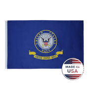 U.S. Navy Seal Flag Made in USA – Double-Sided Military Flag