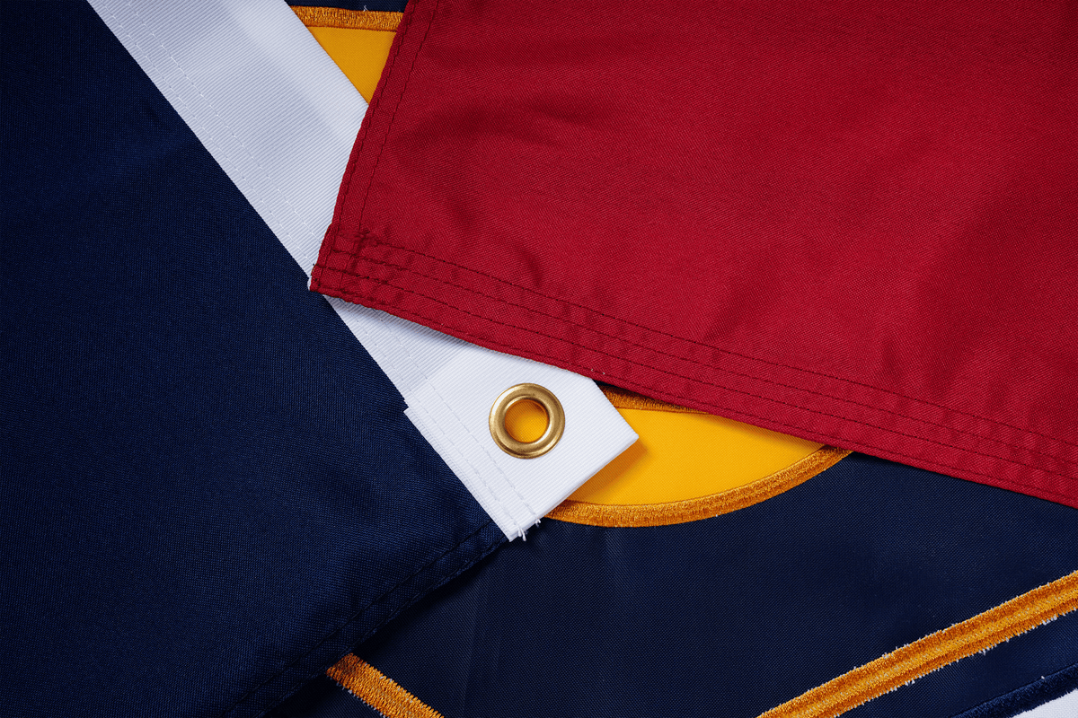 Utah State Flag Made in USA – Embroidered Outdoor Flag
