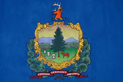 Vermont State Flag Made in USA – Embroidered Outdoor Flag