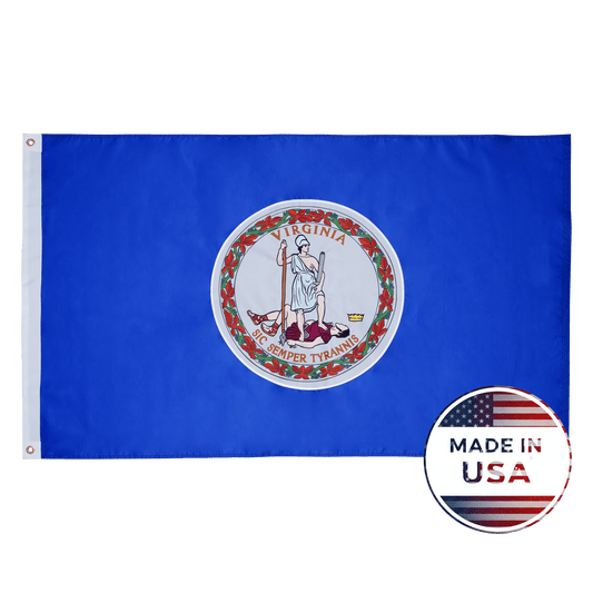 Virginia State Flag Made in USA – Embroidered Outdoor Flag