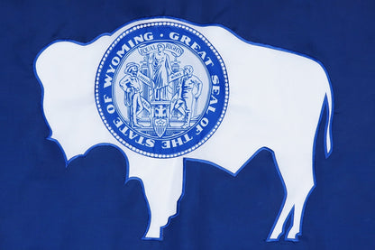 Wyoming State Flag Made in USA – Embroidered Outdoor Flag