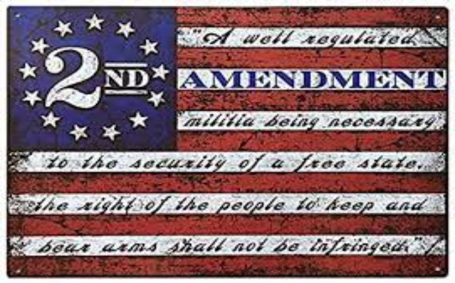 2nd Amendment USA Flag 2A