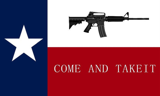 Texas AR Come and Take It Flag